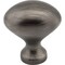 Elements 1-1/8" Overall Length Brushed Pewter Oval Merryville Cabinet Knob 897BNBDL - alternate 3